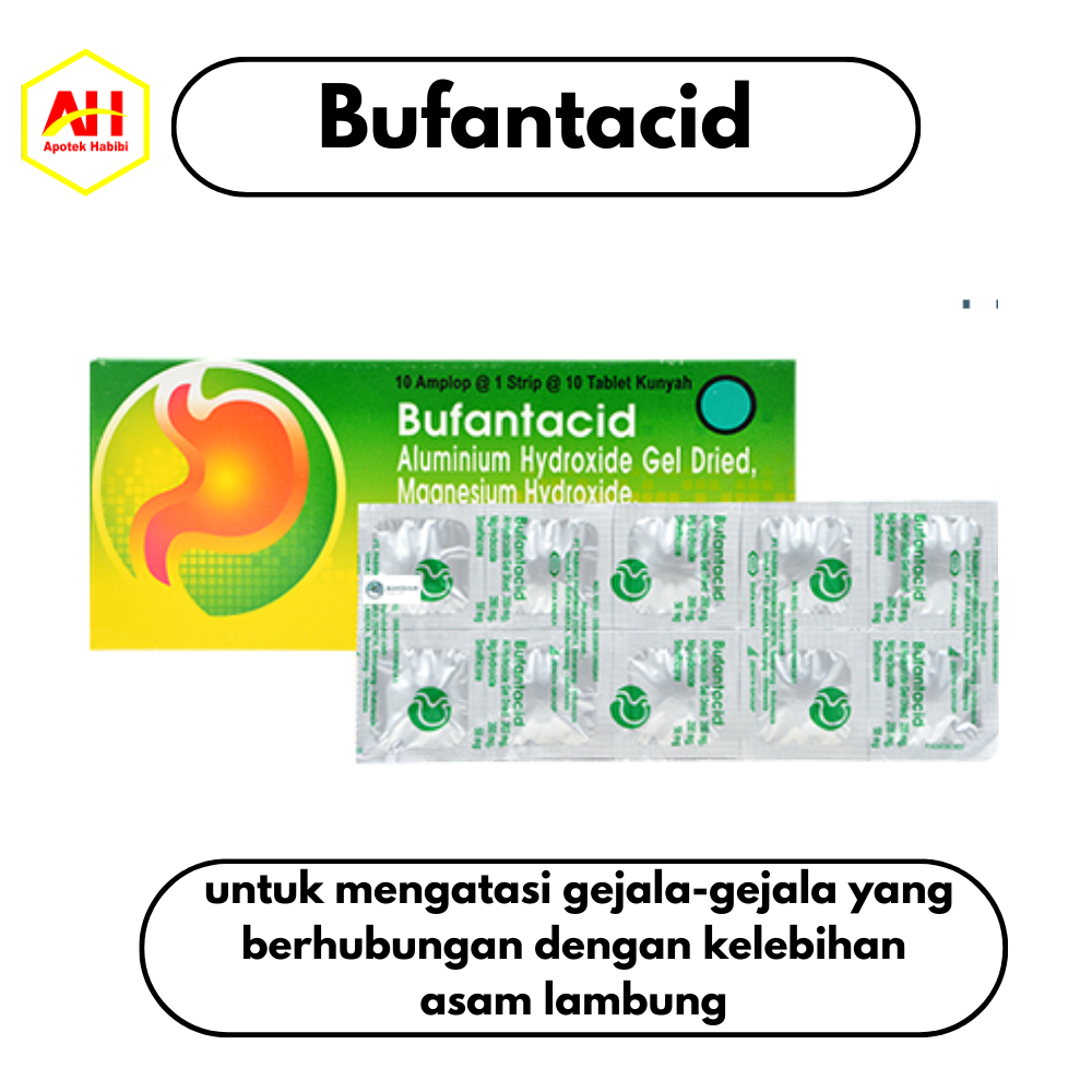Jual BUFANTACID BUPANTASID BUFANTASID BUPANTACID 1 STRIP ISI 10 TABLET