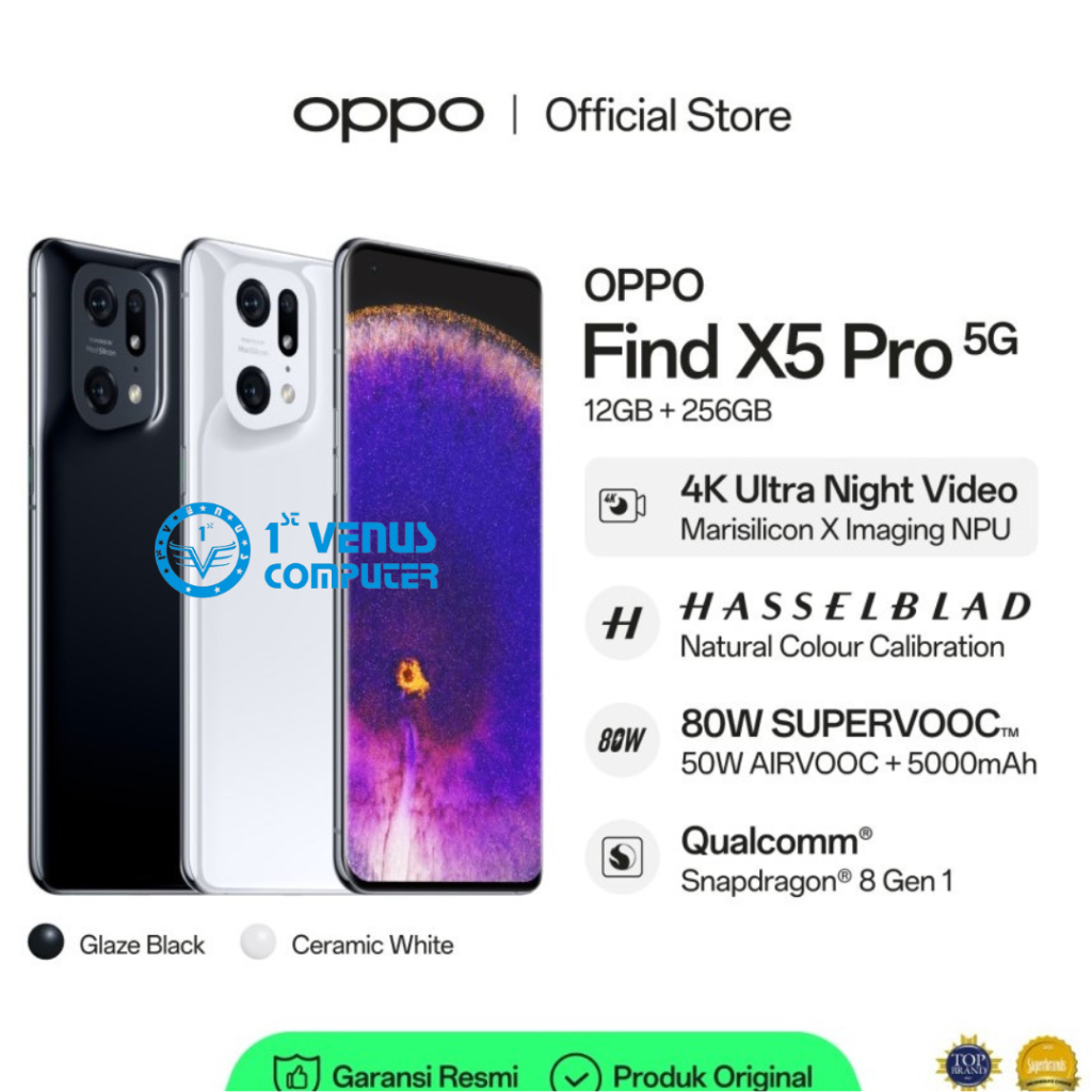 Jual OPPO FIND X5 PRO 5G SMARTPHONE 12GB/256GB (GARANSI RESMI) | Shopee ...