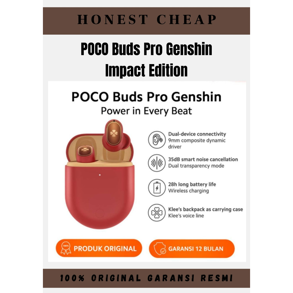 Jual POCO Buds Pro Genshin Impact Edition | Shopee Indonesia