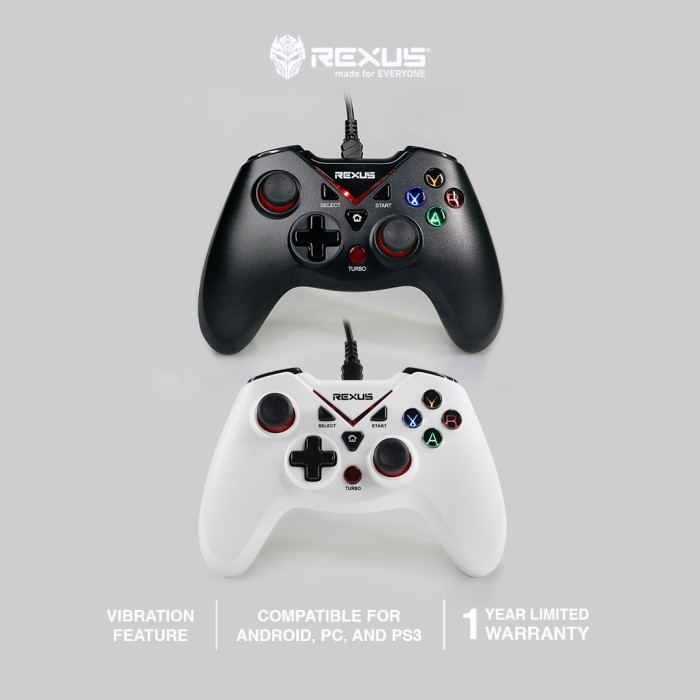 Jual Stick PC Gamepad Rexus Gladius GX1 GX2 Multiplatform USB | Shopee ...