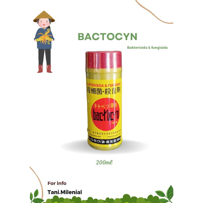 Jual BACTOCYN 200ML/ FUNGISIDA & BAKTERISIDA | Shopee Indonesia