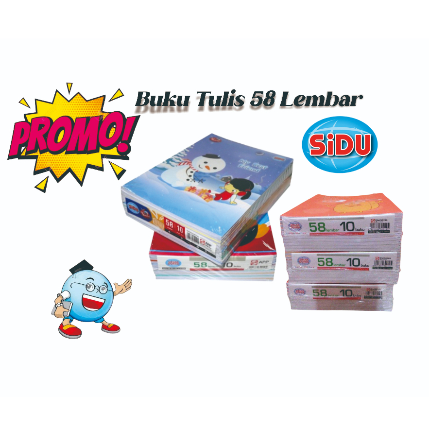 Jual Buku Tulis Sinar Dunia 58 Isi 10 Per Pack | Shopee Indonesia