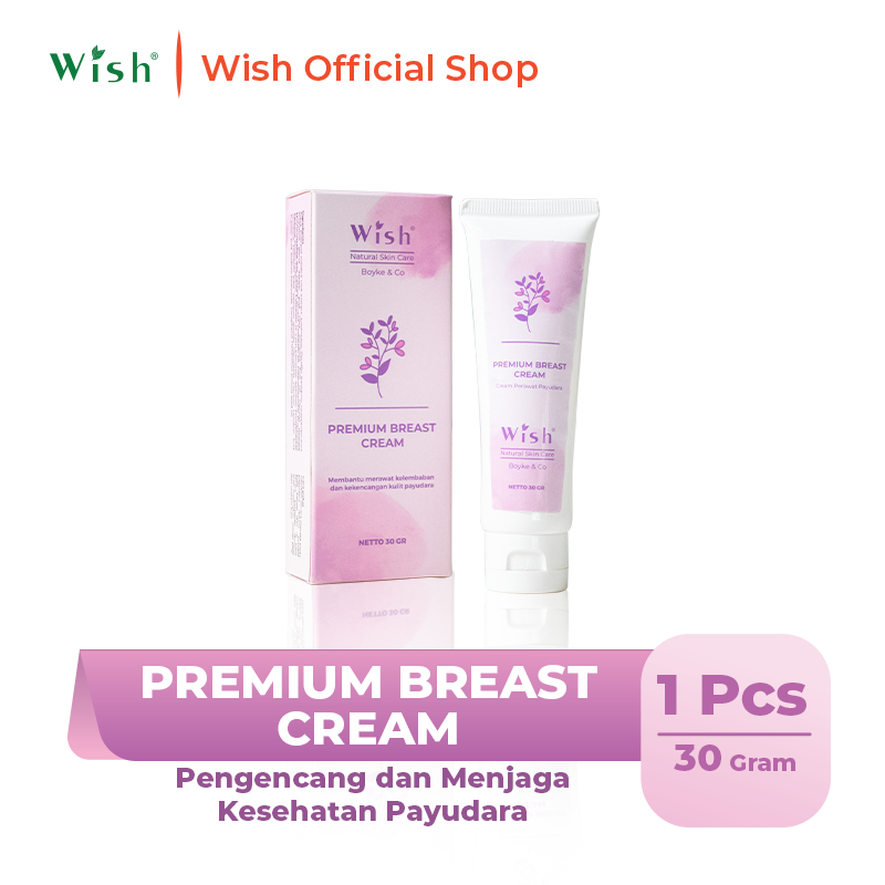 Jual Wish Premium Breast Cream Pembesar Dan Pengencang Payudara 30gr Shopee Indonesia