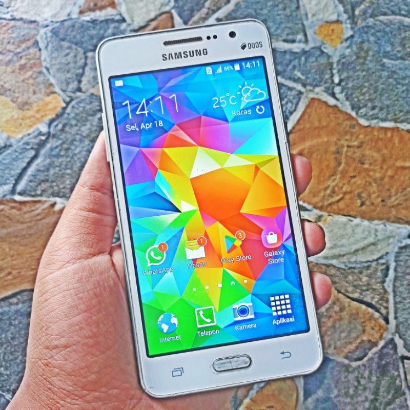 Jual SAMSUNG GALAXY GRAND PRIME HP NORMAL SIAP PAKAI DAN BERKUALITAS