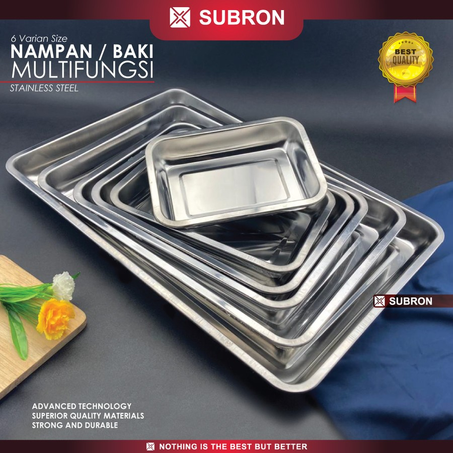Jual SUBRON Nampan Baki 31cm x 21cm Multifungsi Wadah Saji Makan ...
