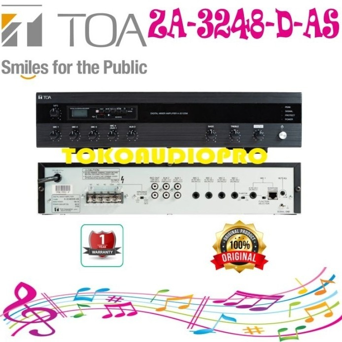 Jual Toa ZA3248 D AS/Power Mixer toa za3248 d as Original toa Shopee
