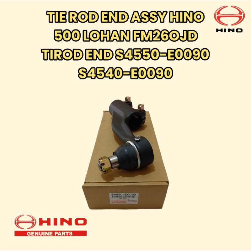 Jual TIE ROD END ASSY HINO 500 LOHAN FM26OJD TIROD END S4550E0090