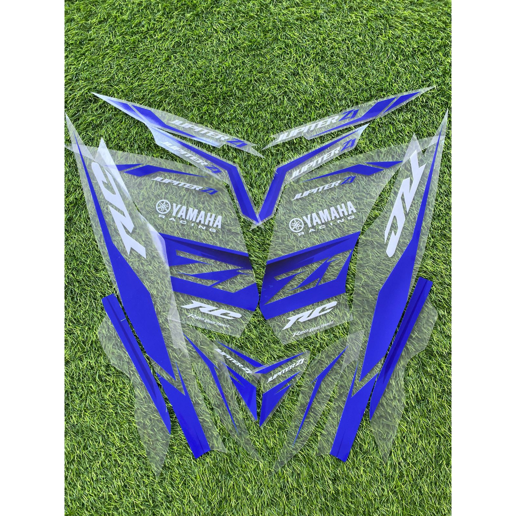 Jual t07 sticker striping transparan yamaha jupiter z1 tema garis ...
