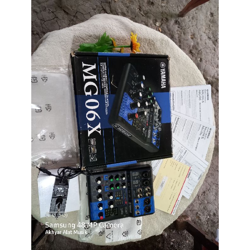 Jual Mixer Yamaha MG06X Original no kw kw Fullsett Like New Mulus made