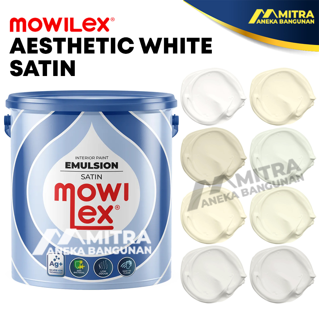 Jual Cat Tembok Mowilex Acrylic Emulsion Satin 2 5 Liter Kilap Warna