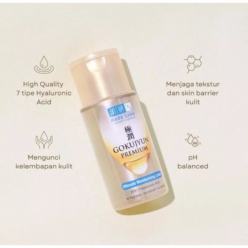 Jual HADA LABO Gokujyun Premium Ultimate Moisturizing Lotion 100ml ...
