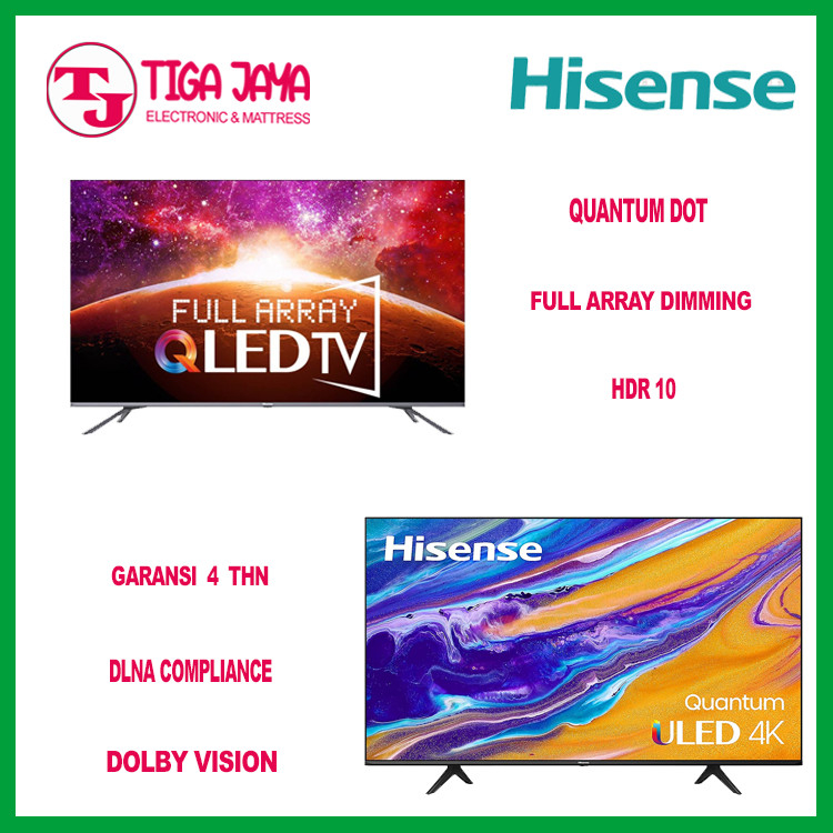 Jual HISENSE 65U6G LED ULED TV 65 INCH 4K UHD SMART TV VIDAA DOLBY ...