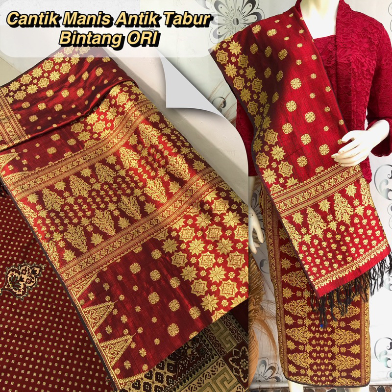 Jual Klasik Songket Cantik Manis Tretes Mider Tabur Bintang Shopee