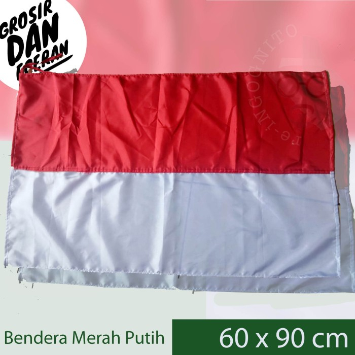 Jual Bendera Merah Putih Bendera Indonesia Satin Peles Murah Bendera