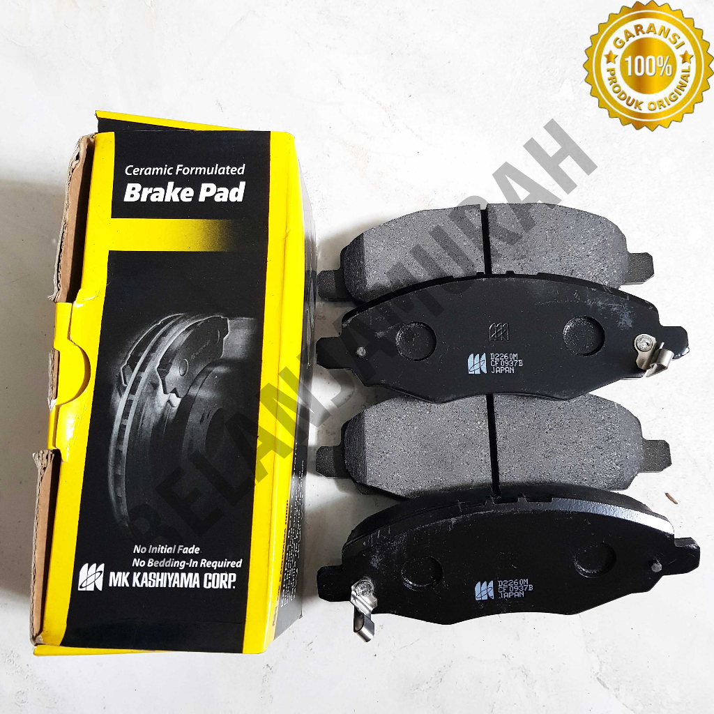 Jual Brake Pad Kampas Rem Depan Toyota Innova Mk Kashiyama Kuning Asli Shopee Indonesia