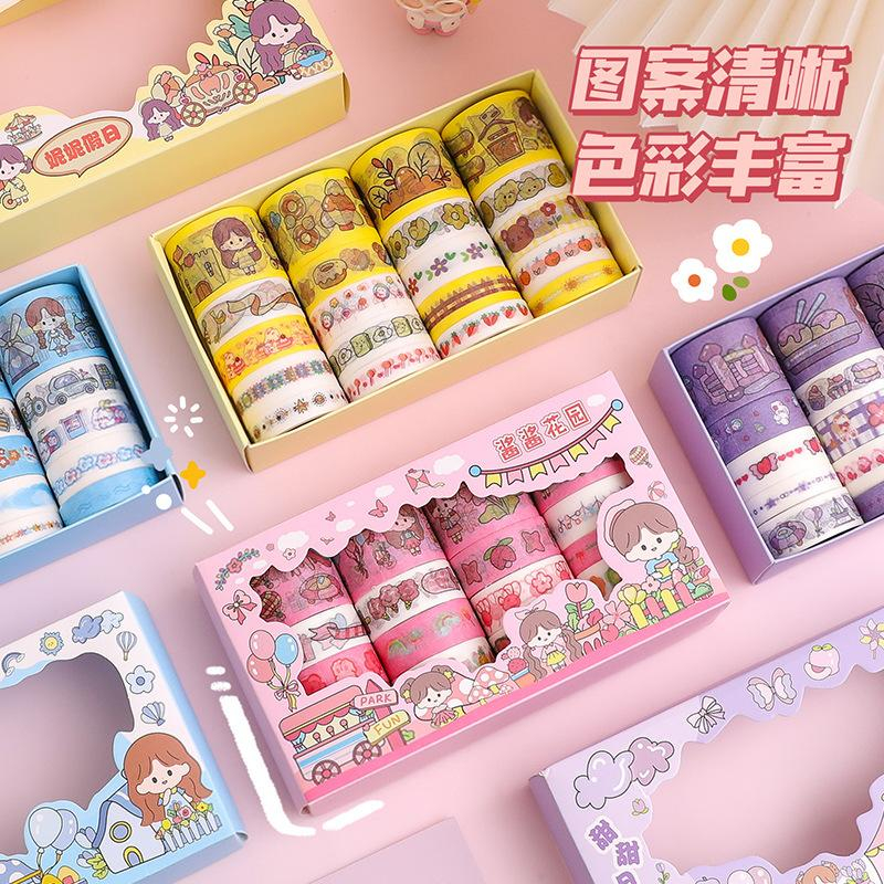 Jual [randomstuff] Sticker Roll Box Set Motif Unik Lucu Cartoon ...