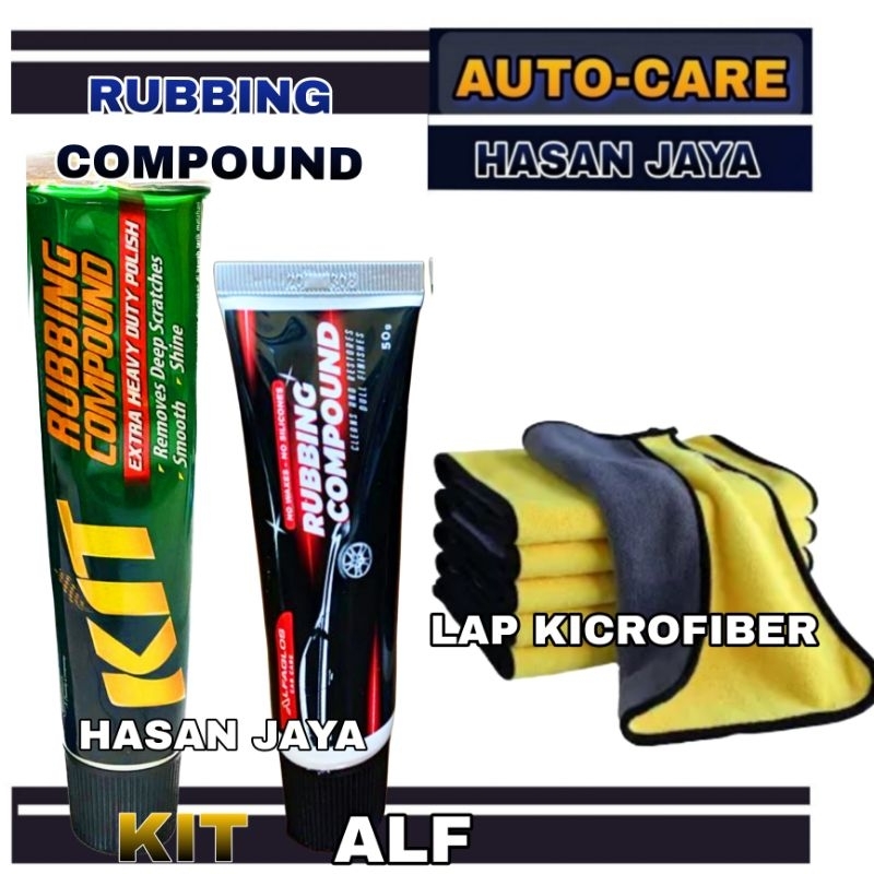 Jual ALF RUBBING COMPOUND / KIT Compound 60gram Poles Magic Penghilang