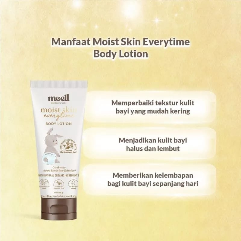 Jual MOELL MOIST SKIN EVERYTIME BODY LOTION 185GR | Shopee Indonesia