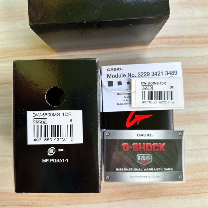 Jual box gshock original dus gshock original dengan kelengkapan