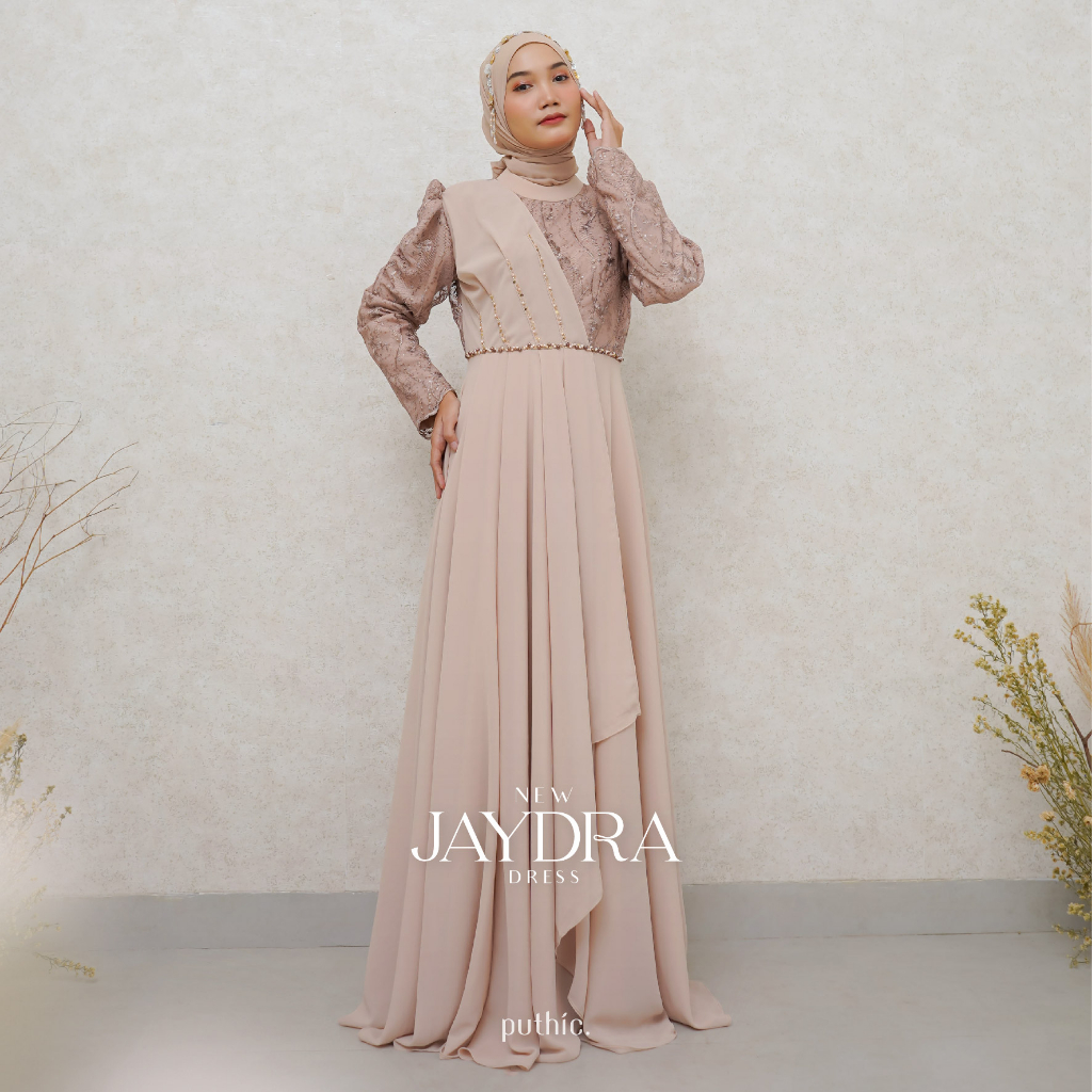 Jual PUTHIC - NEW JAYDRA DRESS - READY STOCK | Shopee Indonesia