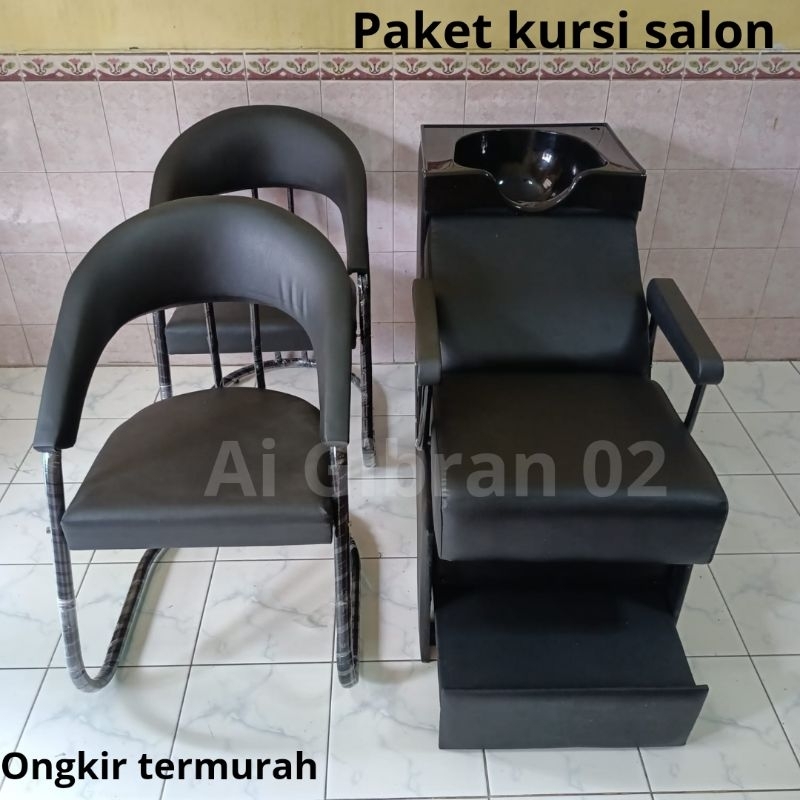 Jual Kursi Keramas/Tempat Cuci Rambut/Kursi Salon/Satu Set Paket Kursi ...