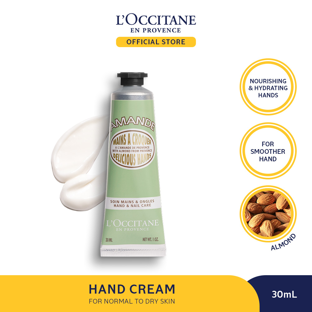 Jual L'Occitane Almond Delicious Hands 30ml - Hand Cream / Krim ...