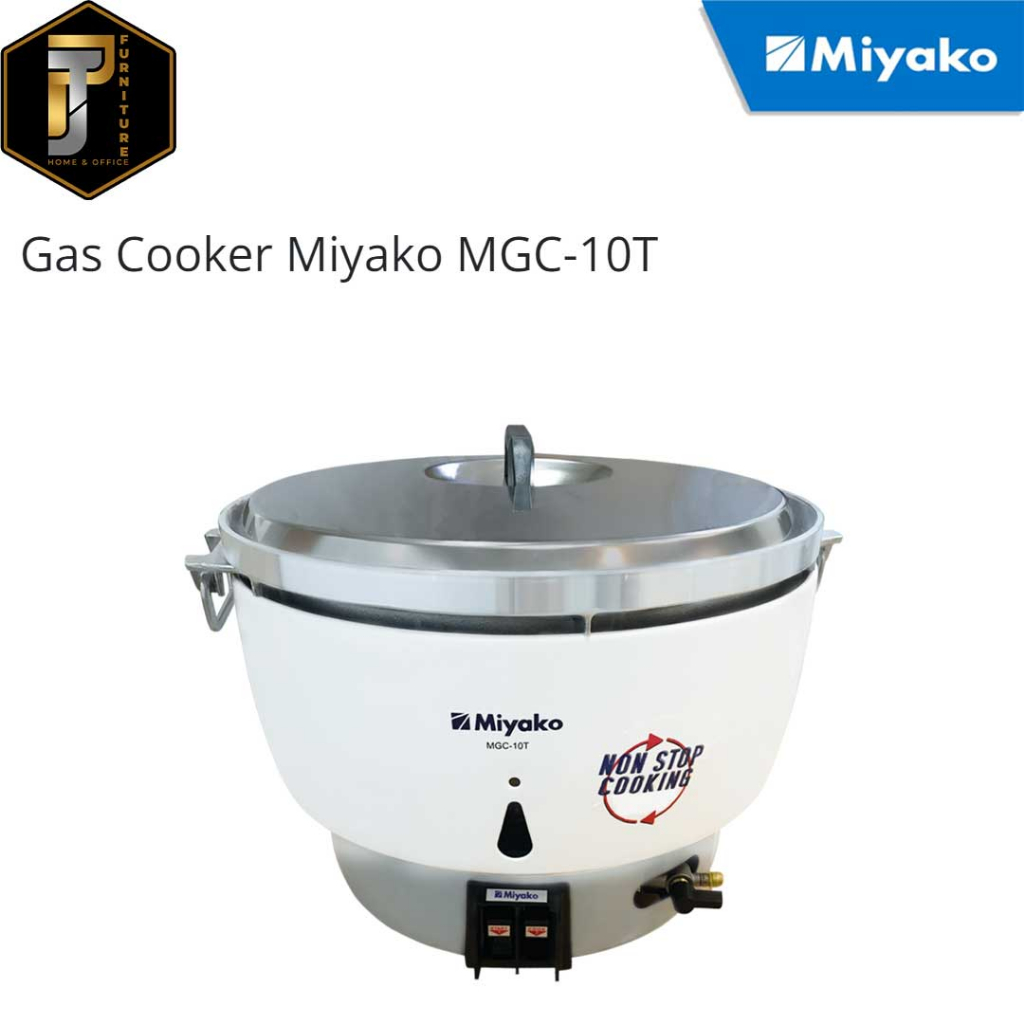 Jual Penanak Nasi Ukuran 10 Liter - Gas Rice Cooker Miyako MGC 10T 10L