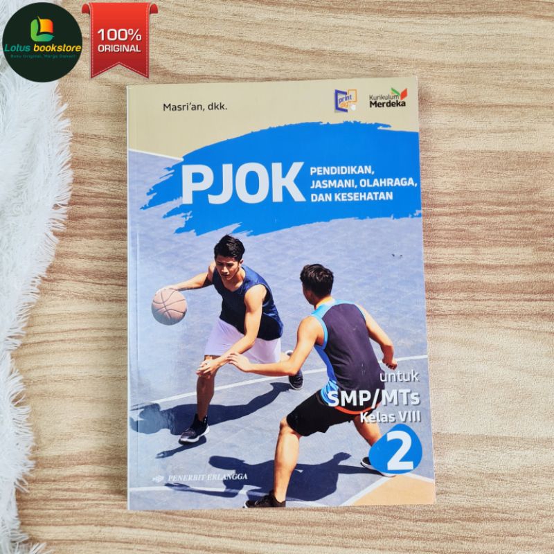 Jual PJOK SMP Kelas 8 - Kurikulum Merdeka - Buku Erlangga Original ...