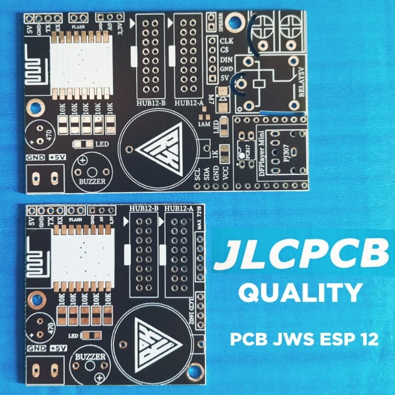 Jual PCB JWS ESP 12f 2HUB - PCB JWS ESP 12F - pcb jam digital masjid ...