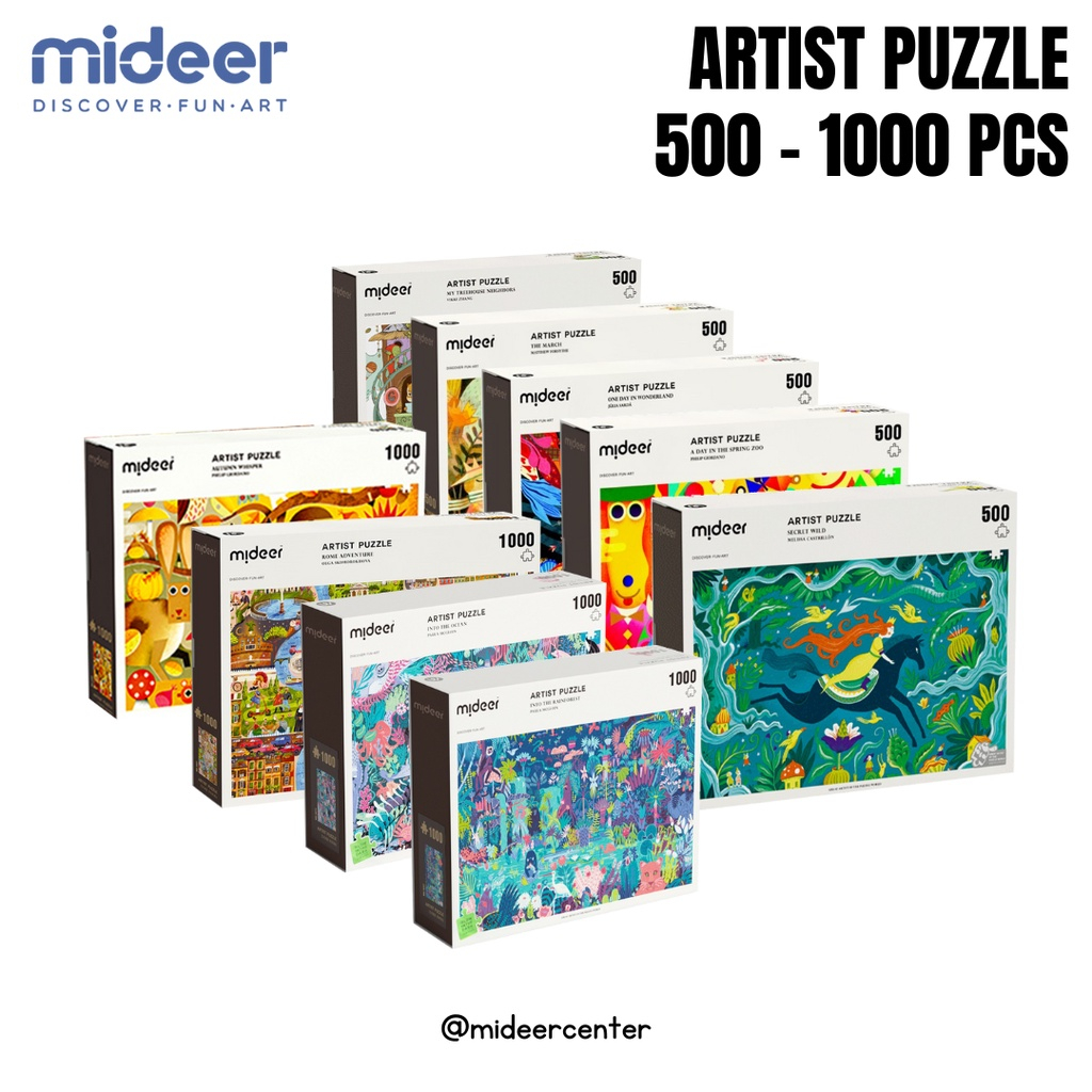 Jual Mideer Puzzle Artist 500-1000 Pieces Mainan Edukasi Edukatif Anak ...