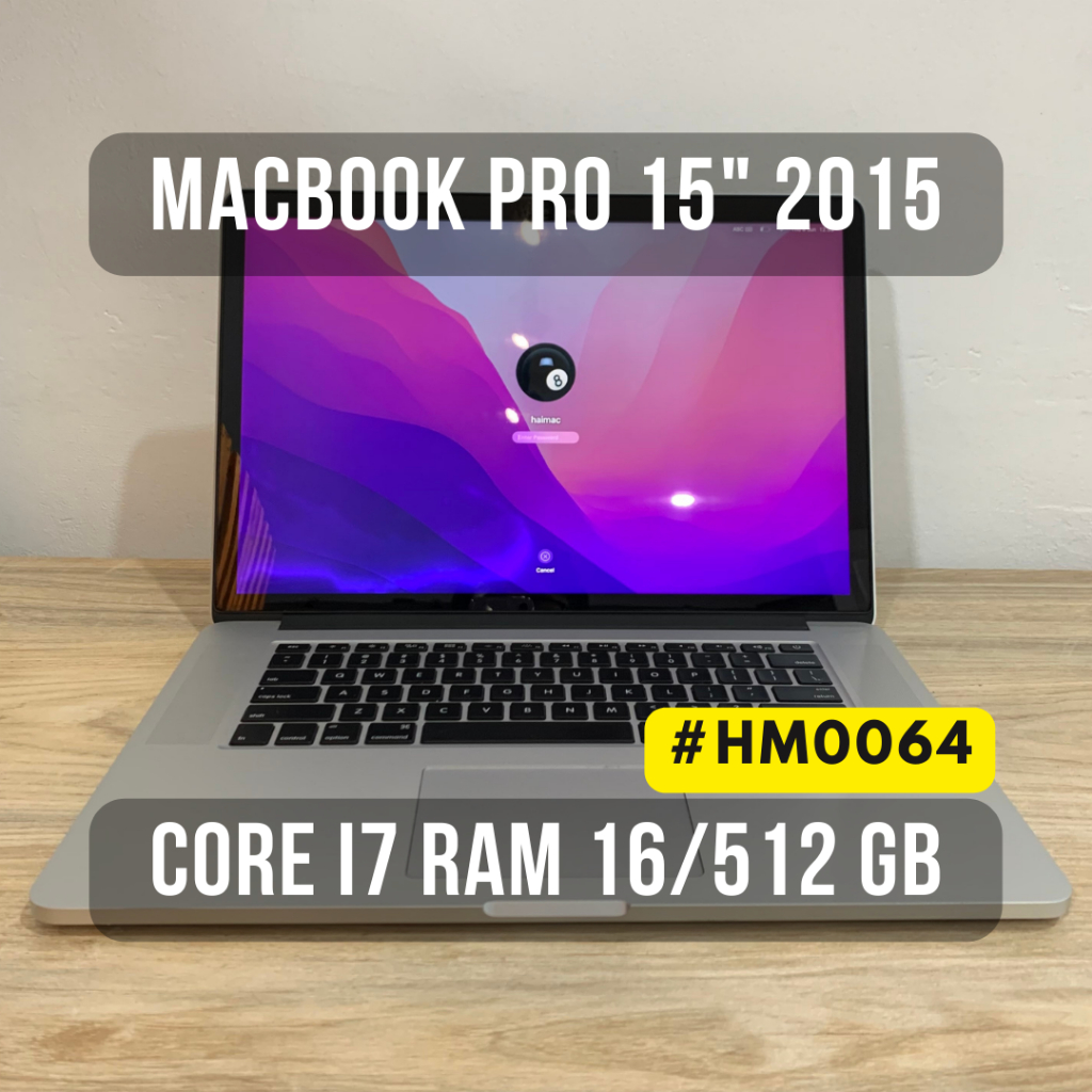 Jual MacBook Pro Retina 15-Inch 2015 Core I7 RAM 16/512GB SSD MURAH ...