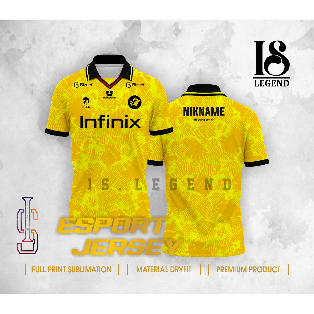 Jual Jersey Onic Esport Home Terbaru MSC 2023 Premium Free Nickname