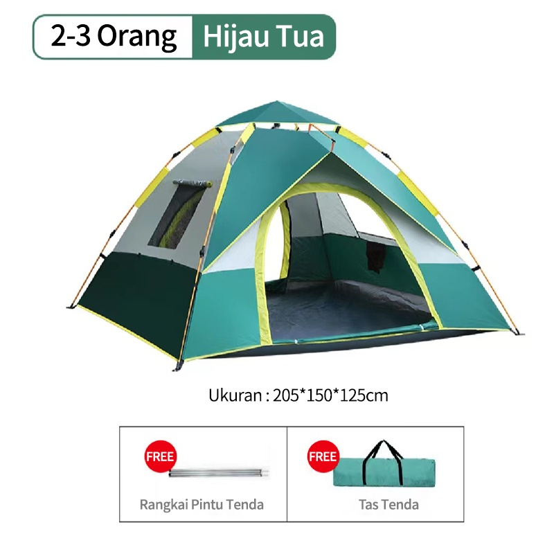 Jual Ebuy Tenda Camping Kapasitas 4 6 Orang Tenda Gunung Outdoor Dan Indoor Tenda Otomatis 1663