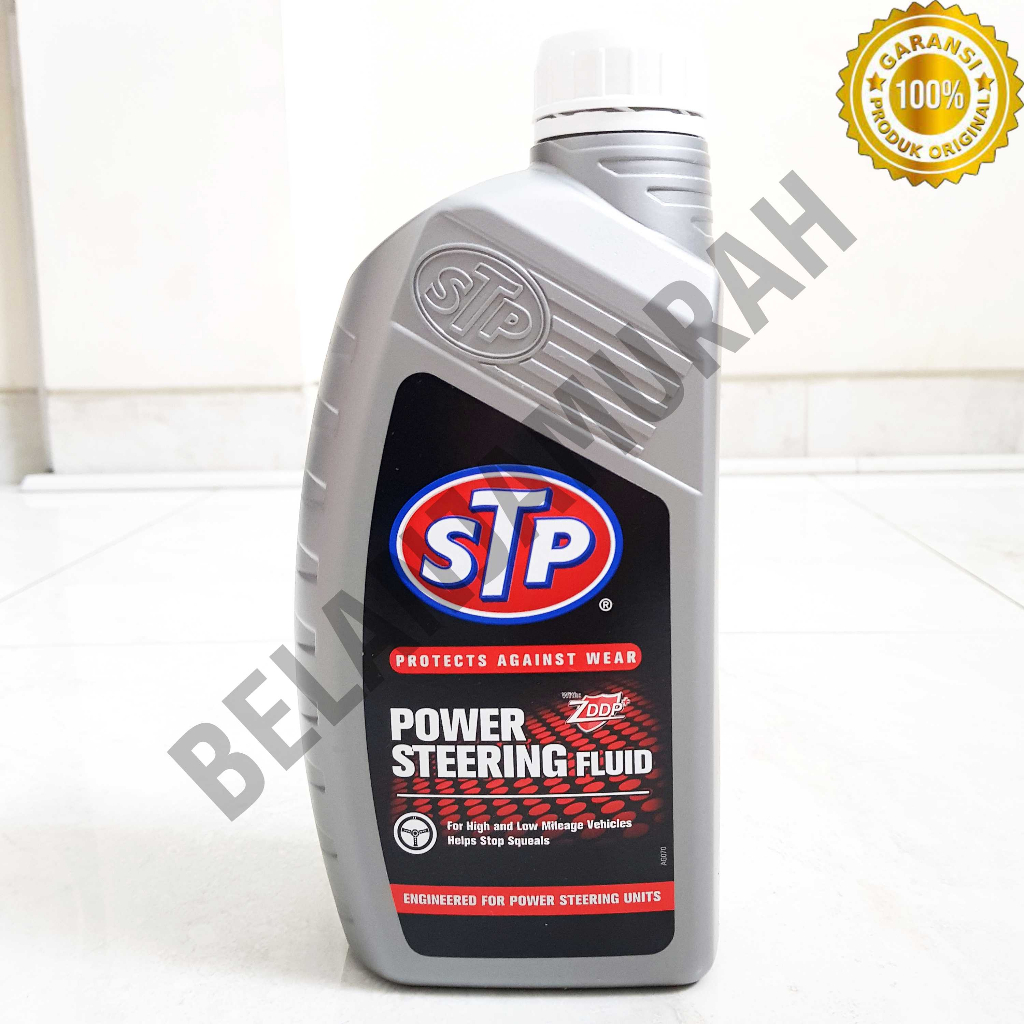 Jual STP Oli Minyak Pelumas Power Steering Fluid 946 ml Putih / Merah