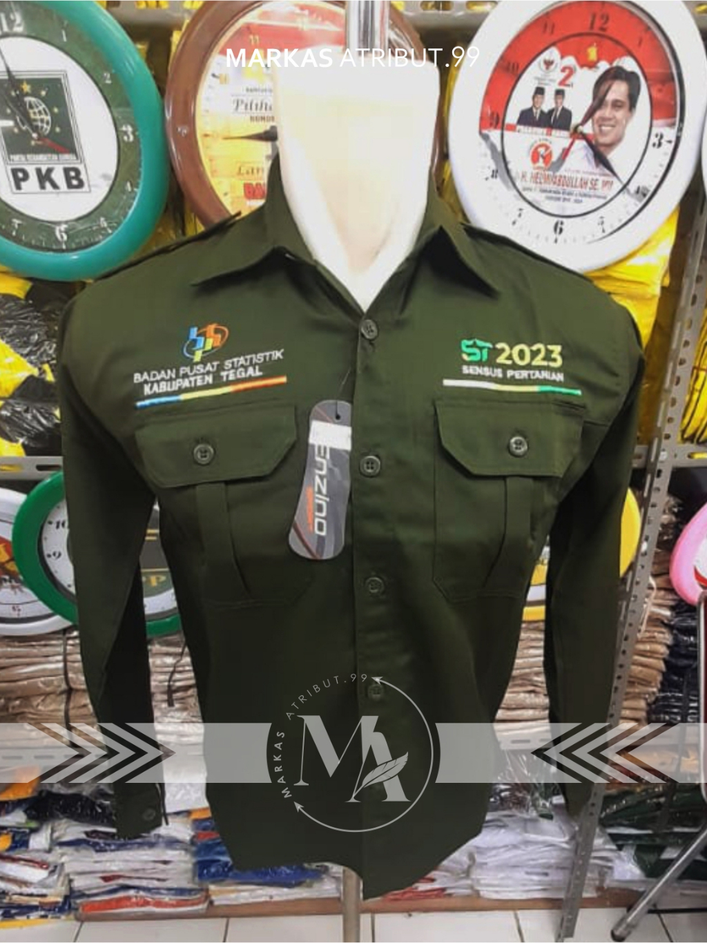 Jual BAJU BPS / KEMEJA BPS 2023 / SERAGAM BPS ( BADAN PUSAT STATISTIK ...