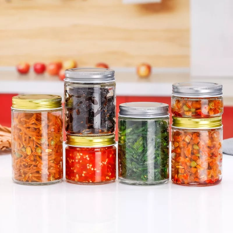 Jual TOPLES JAR BOTOL KACA TUTUP ALUMINIUM 250ML, 400ML, 500ML, 750ML ...