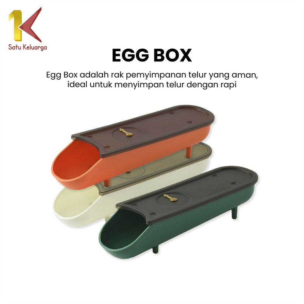 Jual Satu Keluarga Tempat Telur Ayam Estetik C861 Egg Rack Kotak ...