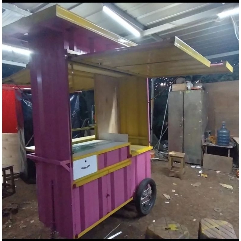 Jual booth kontainer gerobak dagang booth container | Shopee Indonesia
