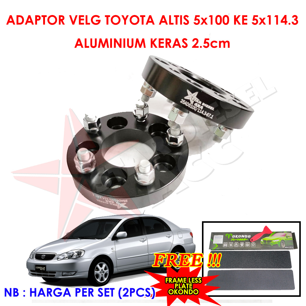 Mengupas Tuntas Adaptor Velg Toyota Altis 2001: Pilihan, Pemasangan, dan Keselamatan