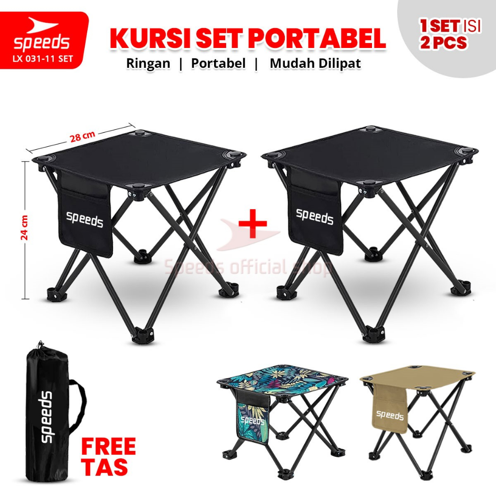 Jual Speeds Meja Kursi Lipat Portable Kursi Camping Kursi Gunung Kursi