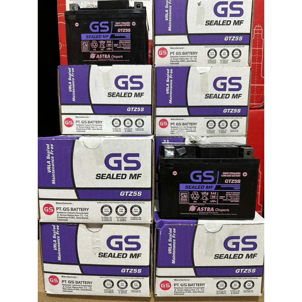 Jual Aki GS (GTZ5S) | Shopee Indonesia
