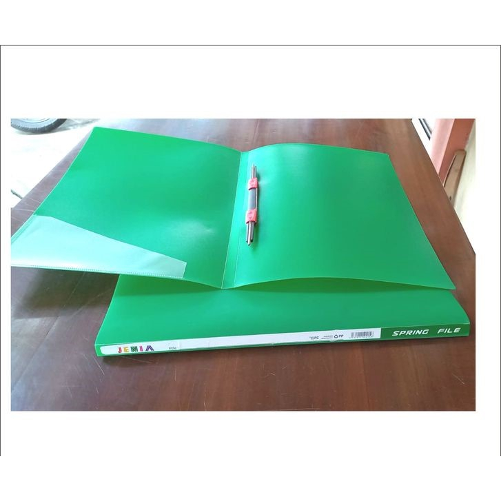 Jual Map Spring File JENIA Folio/Map Plastik Spring File F4/Map Snell ...
