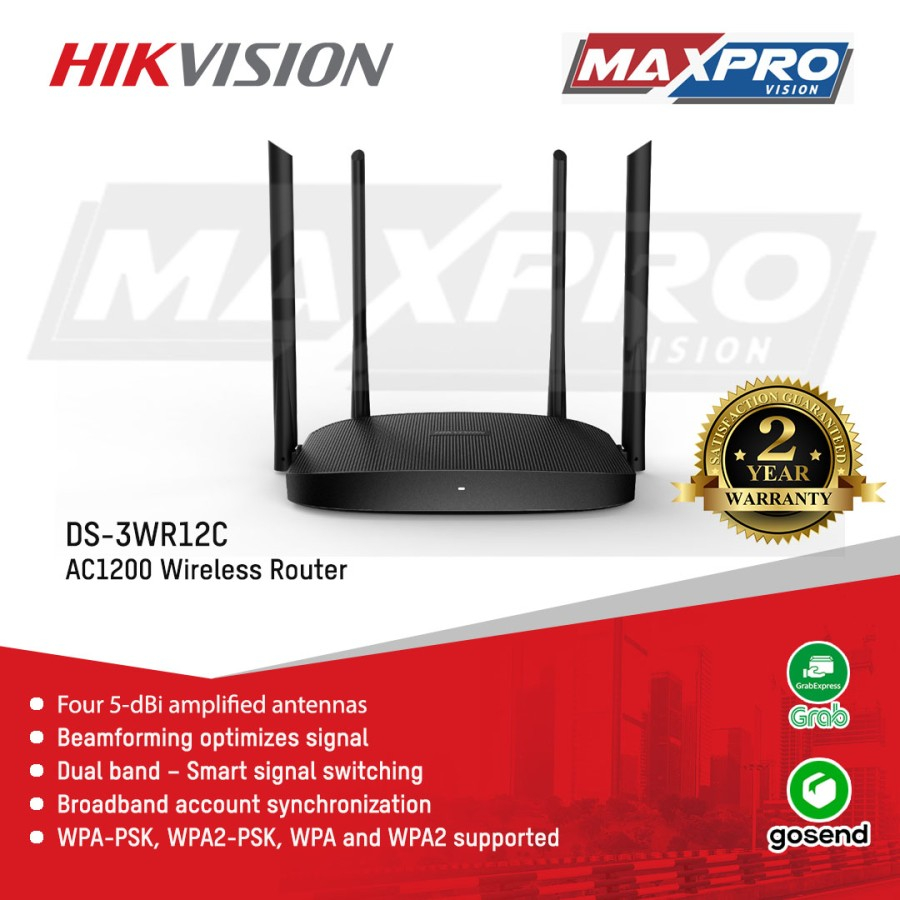 Jual DS-3WR12C - HIKVISION WIRELESS ROUTER | Shopee Indonesia