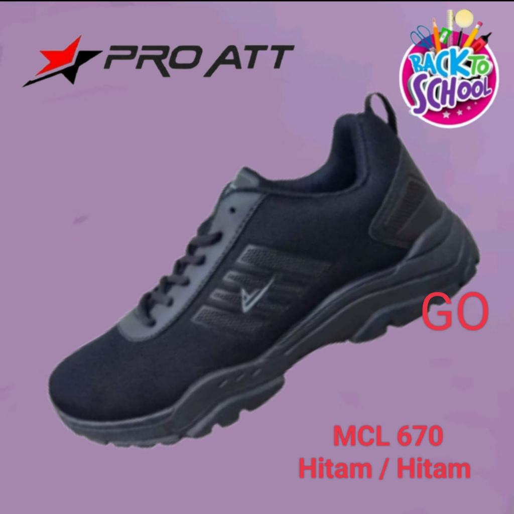Jual gopro PRO ATT sepatu sekolah hitam Sepatu PRO ATT MCL 670 Sepatu ...