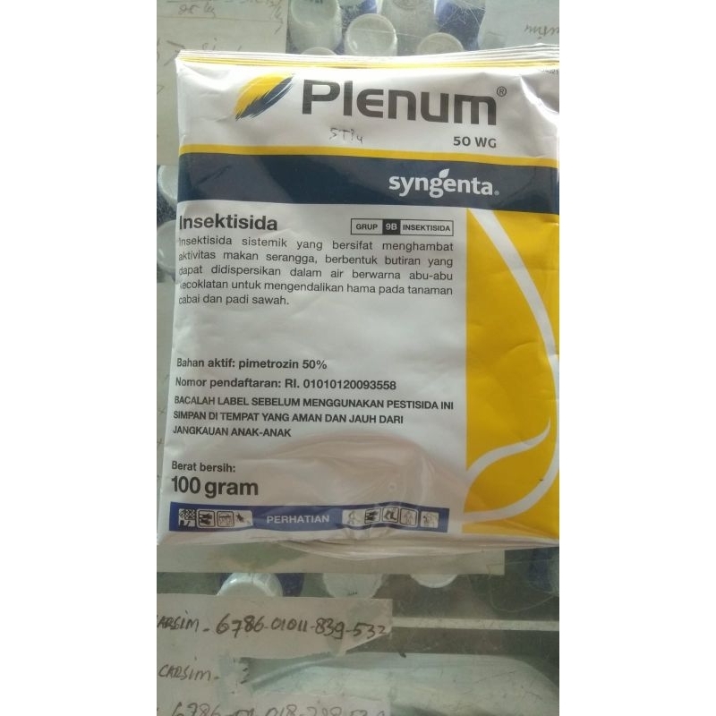 Jual PLENUM Insektisida sistemik untuk mengendalikan hama pada Cabai ...