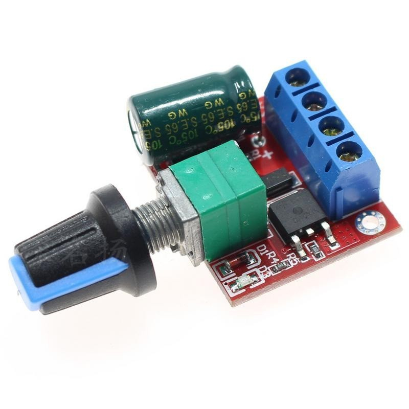 Jual DC Motor Speed Controller 90W 4.5-35V 12V 24V 5A PWM Lampu LED ...