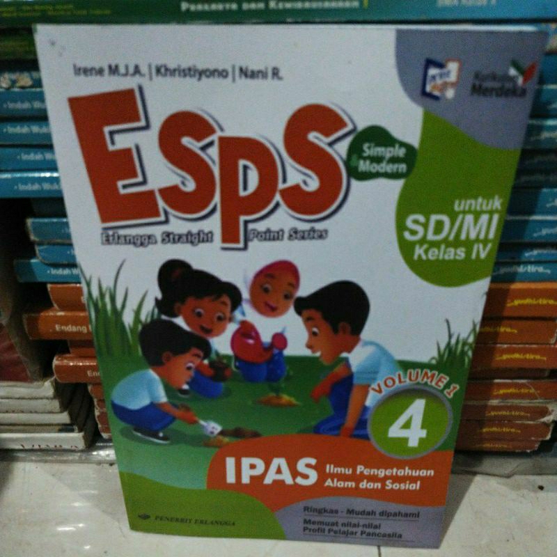 Jual BUKU KURIKULUM MERDEKA ESPS IPAS UNTUK SD KELAS 4 BUKU MURAH ...