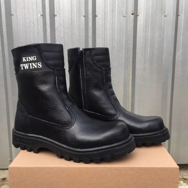 Jual Sepatu Pria Safety Sepatu Boots Bye King Twins Shopee Indonesia