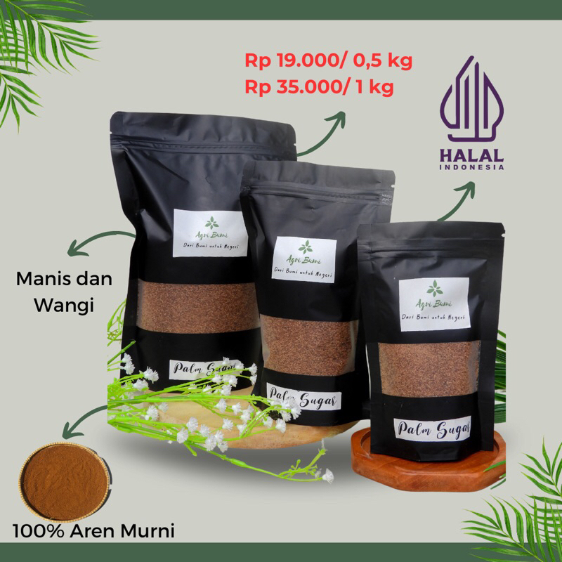 Jual Gula Aren Bubuk Gula Semut Aren 1kg Gula Aren Bubuk Organik Gula Semut Aren Asli 100 6933