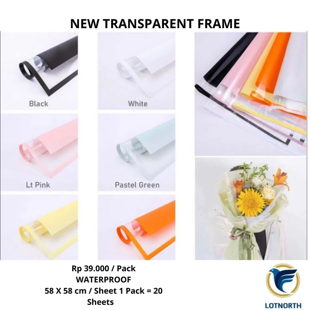 Jual NEW TRANSPARENT FRAME CELLOPHANE | CELOPEN BINGKAI BAGUS UNIK ...
